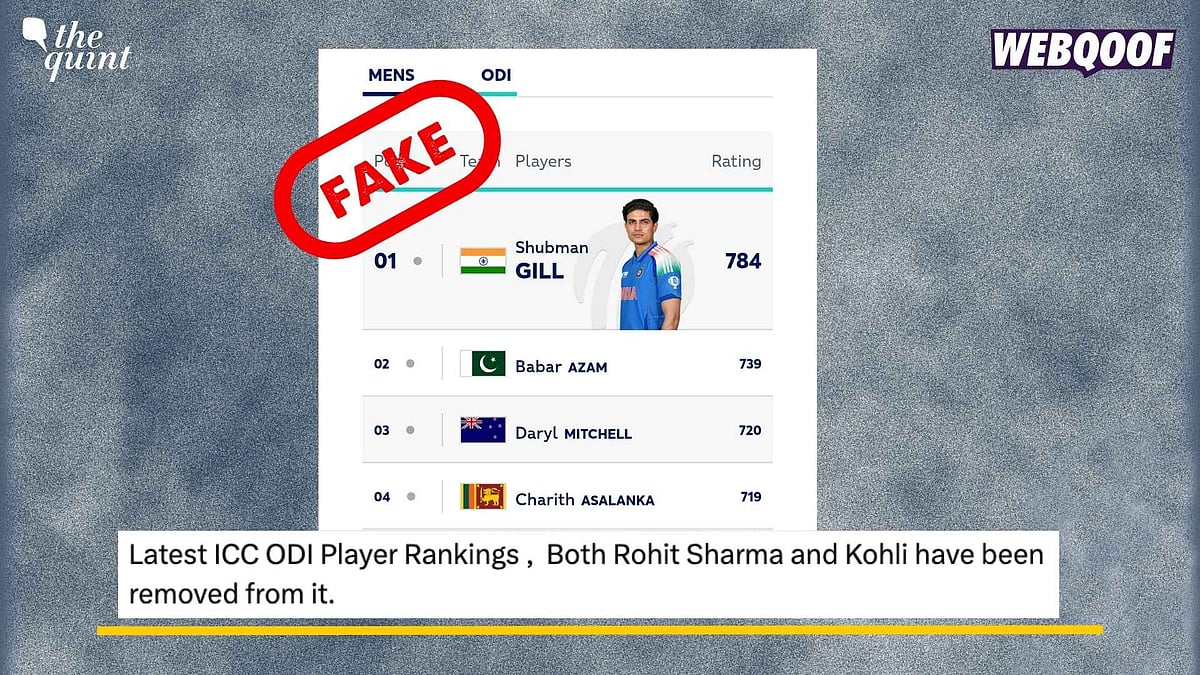 <div class="paragraphs"><p>Fact-Check: This image is not real and does not show the Men's ICC ODI rankings.&nbsp;</p></div>