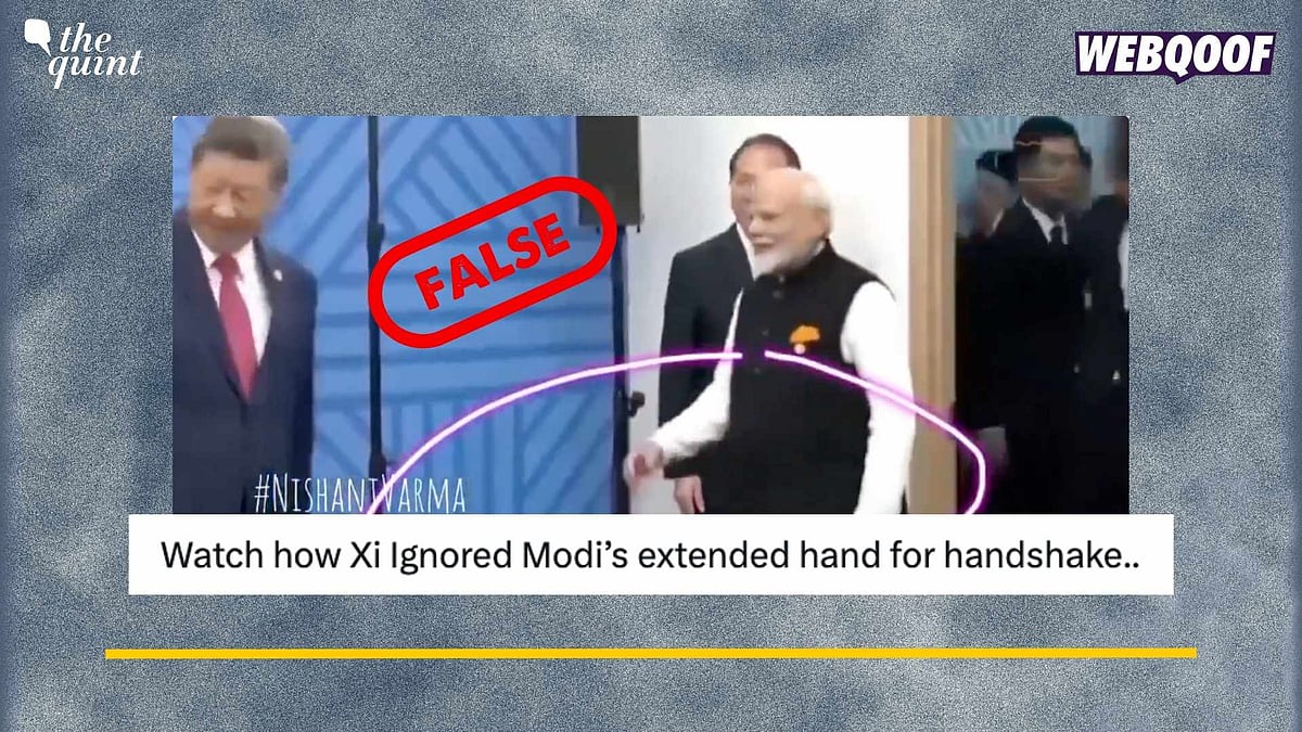 <div class="paragraphs"><p>Fact-Check: This video is old from 2024 and is clipped to falsely claim that Jinping ignored  Modi.&nbsp;</p></div>