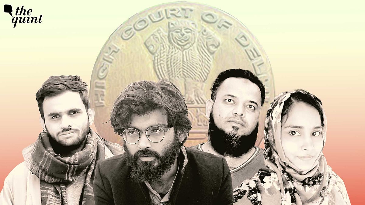 <div class="paragraphs"><p>Umar Khalid, Sharjeel Imam, Khalid Saifi and Gulfisha Fatima.</p></div>