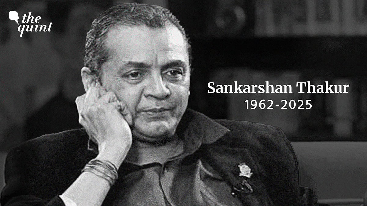 <div class="paragraphs"><p>Sankarshan Thakur is no more with us, and the world of journalism will miss him greatly.</p><p></p></div>