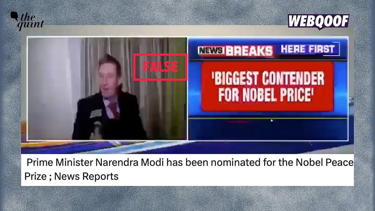 <div class="paragraphs"><p>An old, false claim about Prime Minister Narendra Modi being a contender or nominee for the Nobel Peace Prize has resurfaced on social media.</p></div>