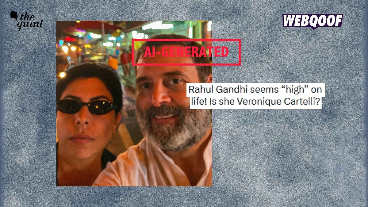 <div class="paragraphs"><p>An AI-generated image is being widely shared with the false claim that it shows a real photo of Rahul Gandhi with his rumoured girlfriend.</p></div>