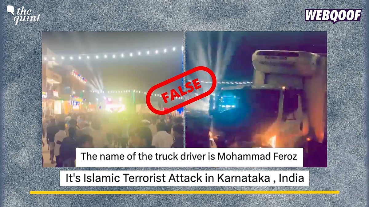 <div class="paragraphs"><p>Fact-Check: The driver's name is&nbsp;Bhuvanesh and not Mohd Feroz, as claimed.</p></div>