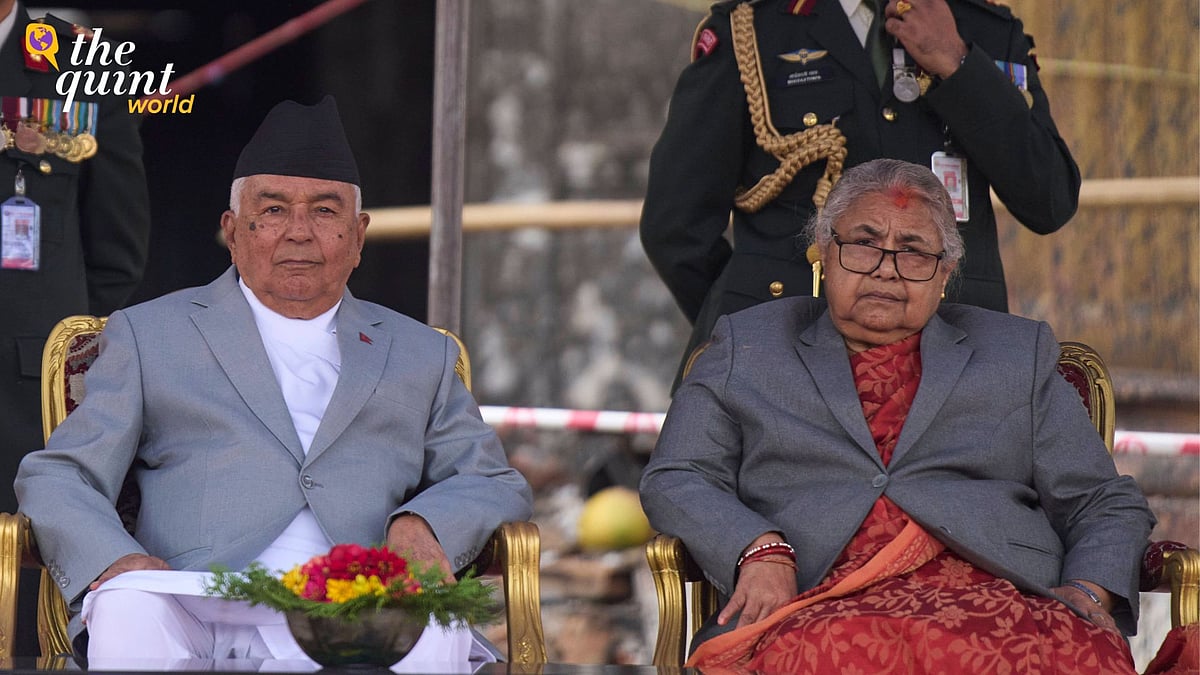 <div class="paragraphs"><p>President Ram Chandra Poudel and interim Prime Minister Sushila Karki attend the oath-taking  ceremony of three newly inducted ministers in the government on Monday, 15 September.</p></div>