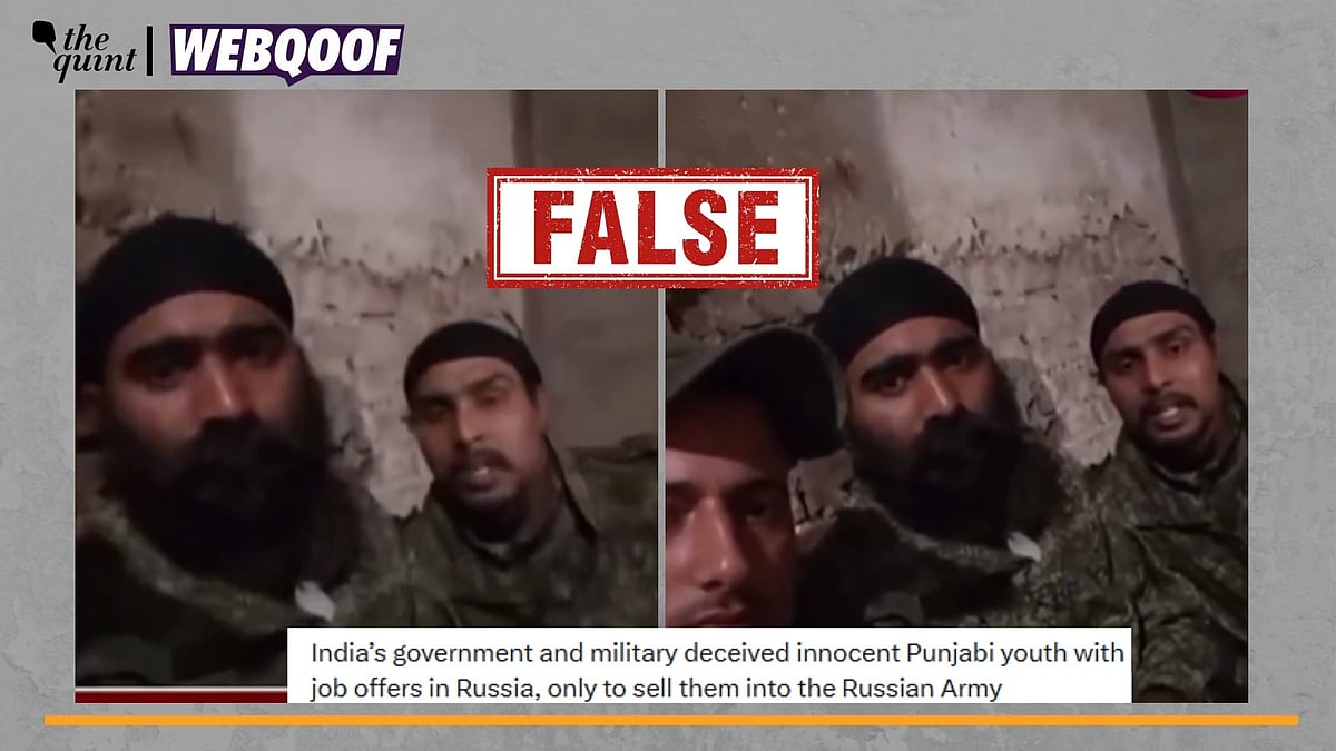 <div class="paragraphs"><p>Fact-Check | The video is being shared to falsely claim that Indian government sold Punjabi youth to Russia.</p></div>