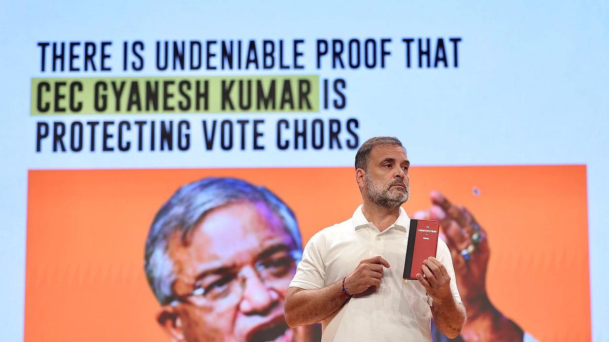 <div class="paragraphs"><p>Rahul Gandhi's 'special' press conference on 'vote chori'.</p></div>