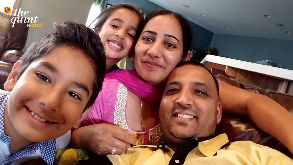 <div class="paragraphs"><p>Paramjit Singh, his wife Lakhwinder Kaur, and their children.</p></div>