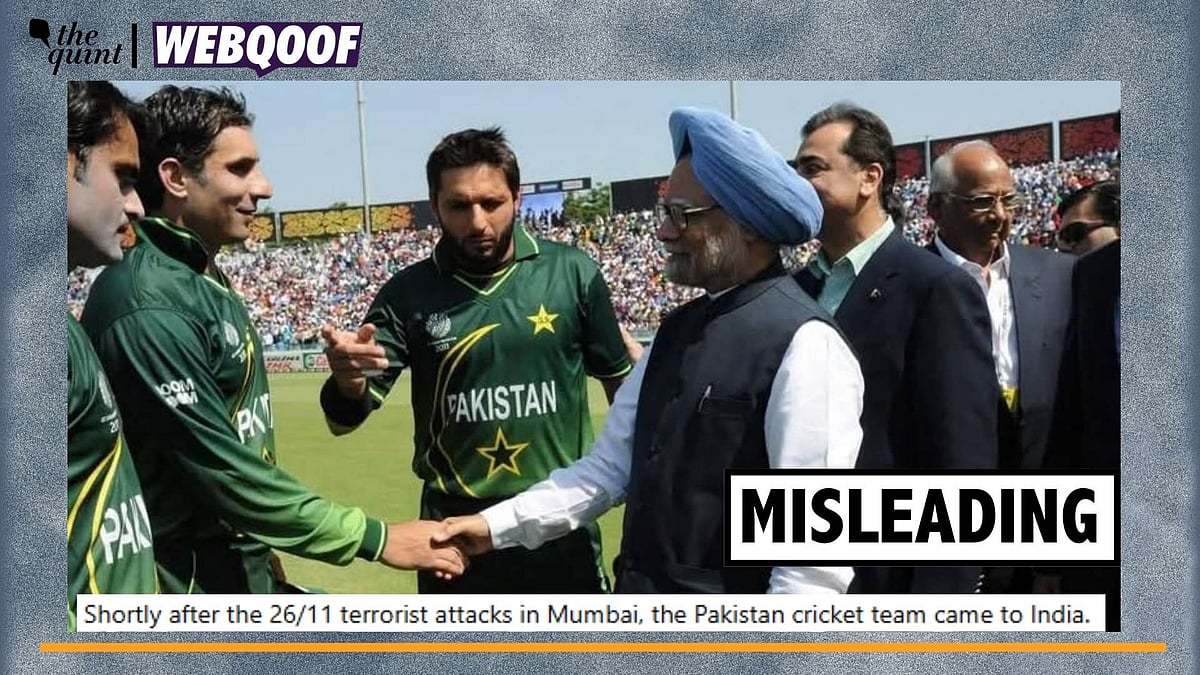 <div class="paragraphs"><p>Fact-Check | The image is from 2011 World Cup semi-final when India had clashed against Pakistan.</p></div>