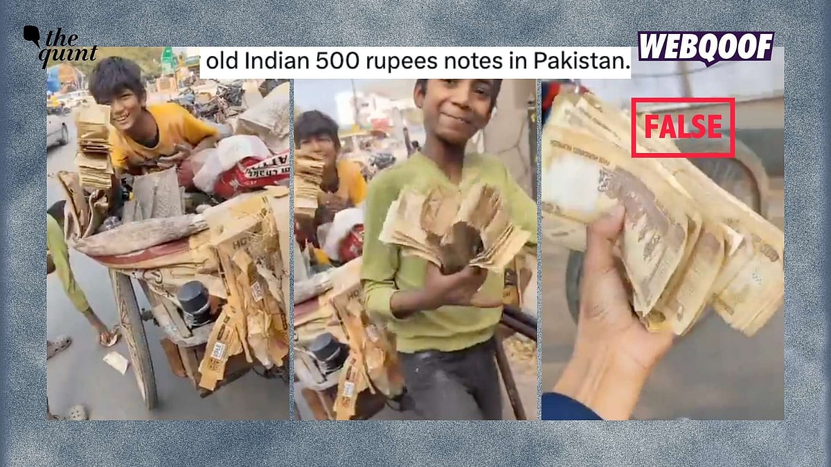 <div class="paragraphs"><p>An old video from Uttar Pradesh is being widely shared with the false claim that it shows people will old 500 rupee notes in Pakistan.</p></div>