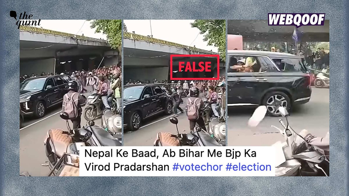 <div class="paragraphs"><p>A video from Indonesia's recent protests is being shared to falsely claim that it shows people demonstrating against the BJP in poll-bound Bihar.</p></div>