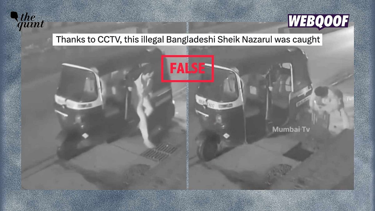 <div class="paragraphs"><p>A video showing people stealing a manhole cover in Andheri, Mumbai is being shared with the false claim that the man in the video is a Bangladeshi national called Sheik Nazarul.</p></div>