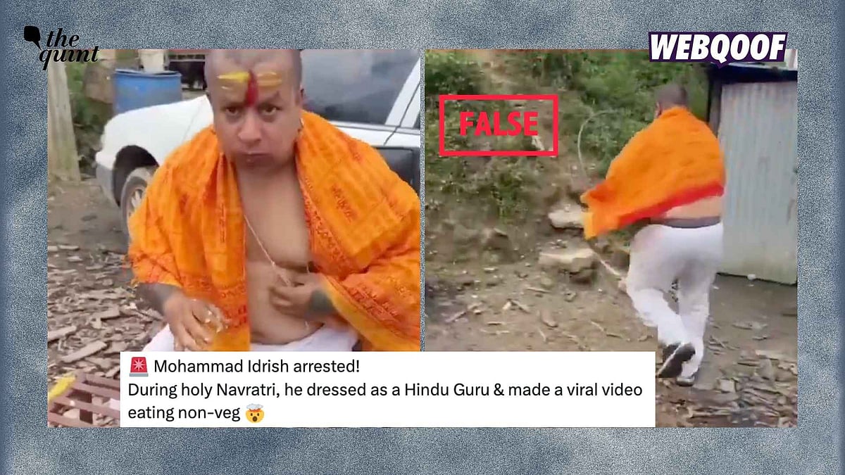 <div class="paragraphs"><p>A video by a Nepali content creator has gone viral with the false claim that it shows one Mohammad Idrish who was arrested after he made a video of himself eating meat during Navratri.</p></div>