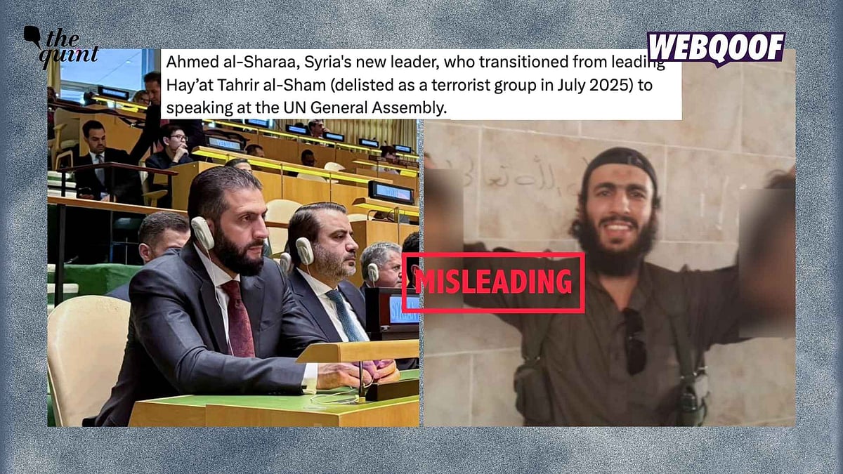 <div class="paragraphs"><p>A set of photos has gone viral on social media, one of which shows a man holding severed heads, who has been misidentified as Syrian President Ahmed Al-Sharaa.</p></div>