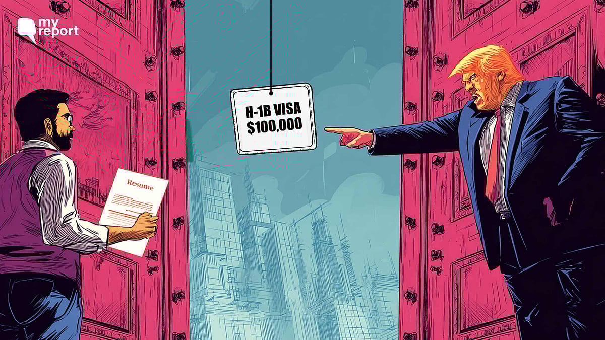 <div class="paragraphs"><p>Donald Trump imposed a $100,000 fee on all first-time H-1B visa applications filed after 21 September.</p></div>