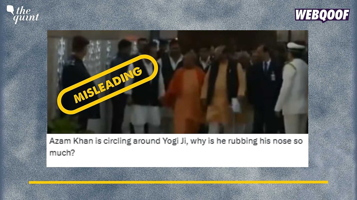 <div class="paragraphs"><p>Fact-Check: This dates back to 2017 when the two politicians met inside the UP Assembly.</p></div>