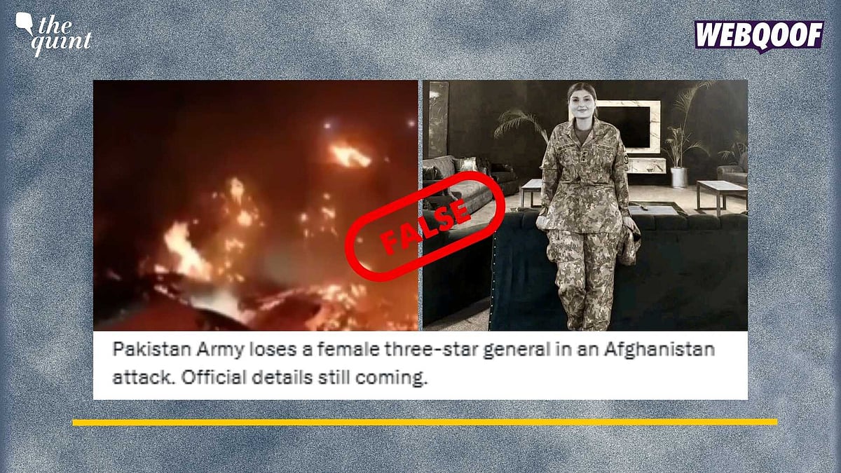 <div class="paragraphs"><p>Fact-Check: We found no credible reports to confirm that the woman in the image belonged to Pakistan's army or died in combat.</p></div>