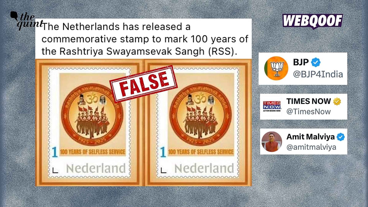 <div class="paragraphs"><p>The BJP shared a post with the false claim that the Netherlands issued a stamp to commemorate 100 years of the RSS.</p></div>