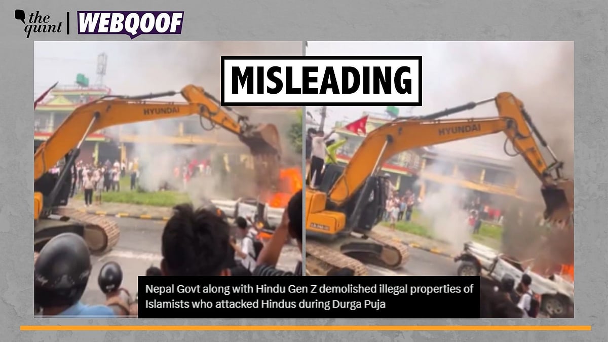<div class="paragraphs"><p>Fact-Check | The video is old and predates the Durga Puja procession.</p></div>