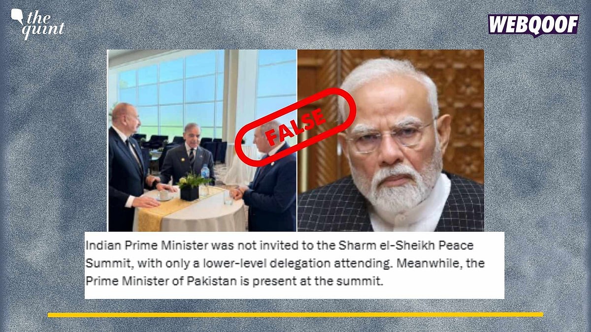 <div class="paragraphs"><p>Fact-Check: This claim is false as PM Modi was represented by MoS Kirtivardhan Singh at the summit.</p></div>