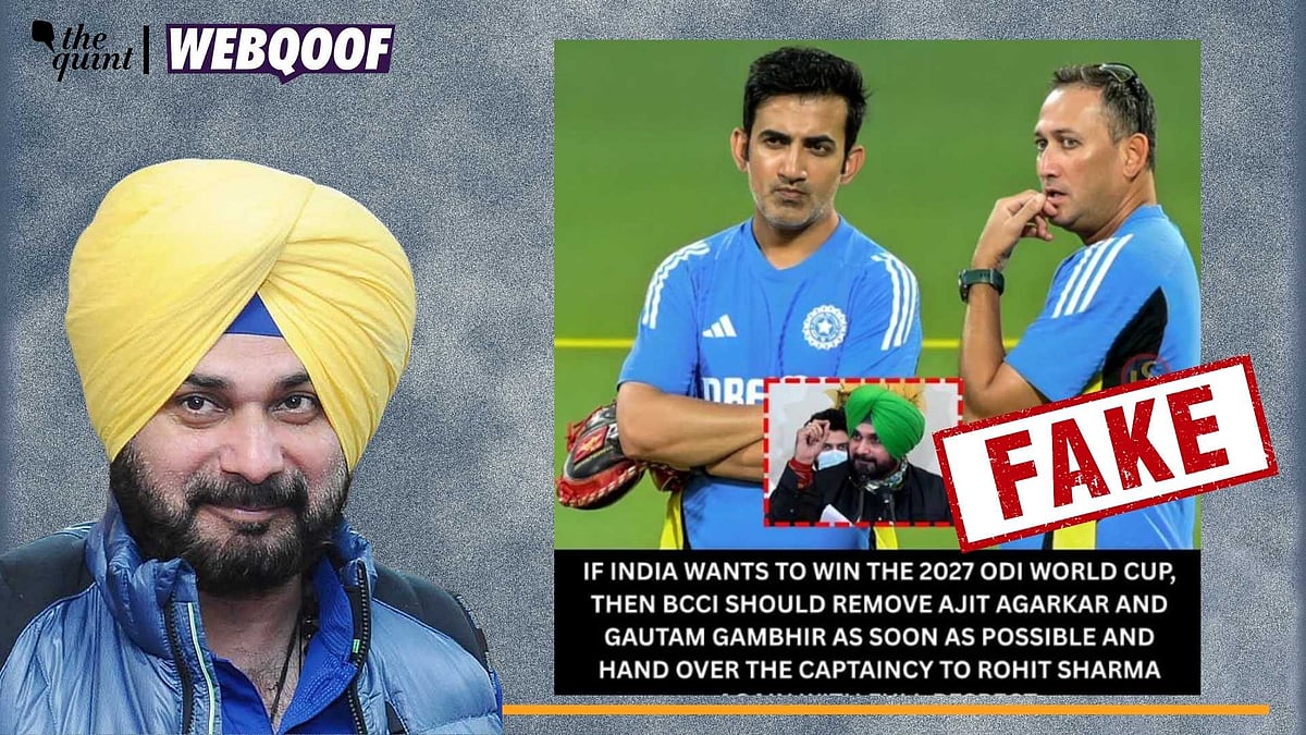 <div class="paragraphs"><p>Fact-Check | The statement is fabricated and was not made by Sidhu as claimed by users.</p></div>