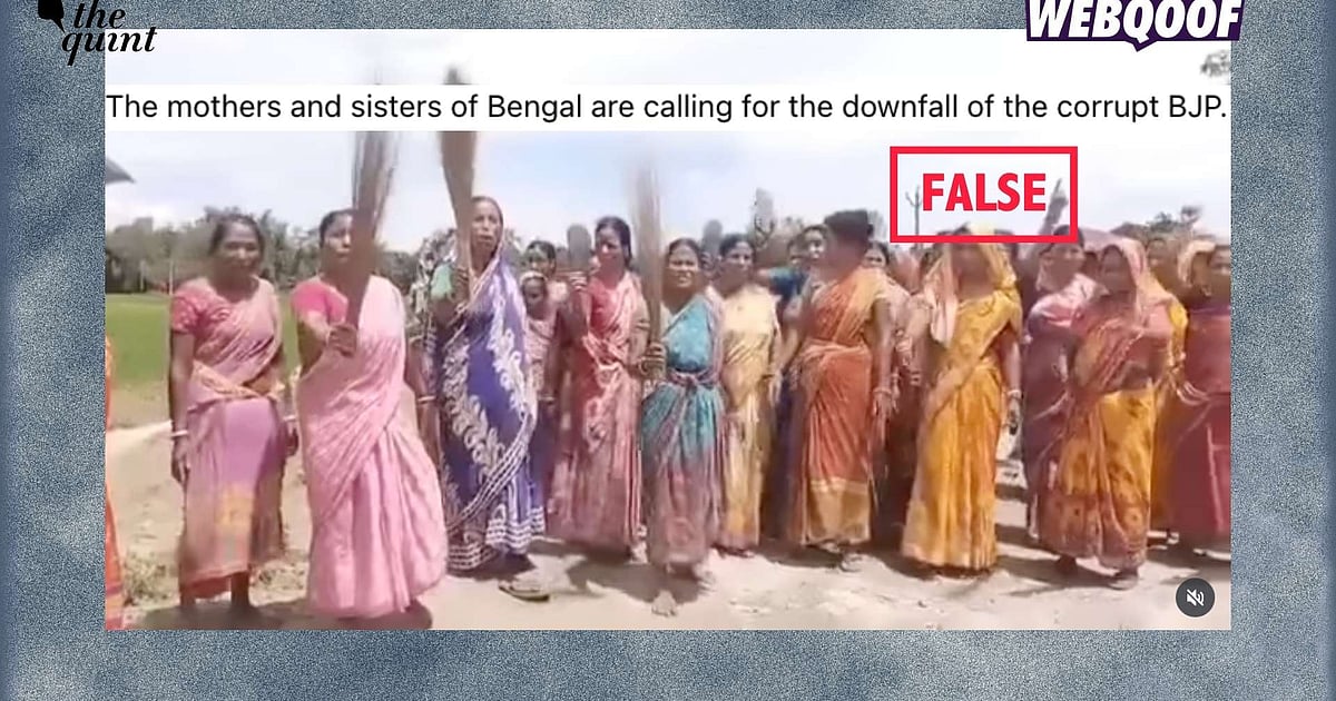 Misleading Video Falsely Shared as Anti-BJP Protest