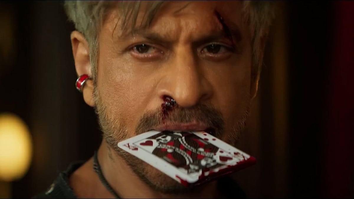 <div class="paragraphs"><p>Shah Rukh Khan in a still from the trailer of<em> King</em></p></div>