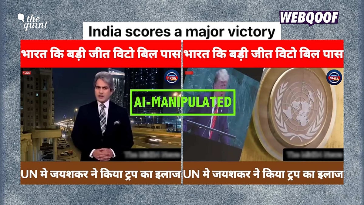 <div class="paragraphs"><p>An AI-manipulated video is being shared to falsely claim that India got permanent membership and full veto power at the United Nations Security Council.</p></div>