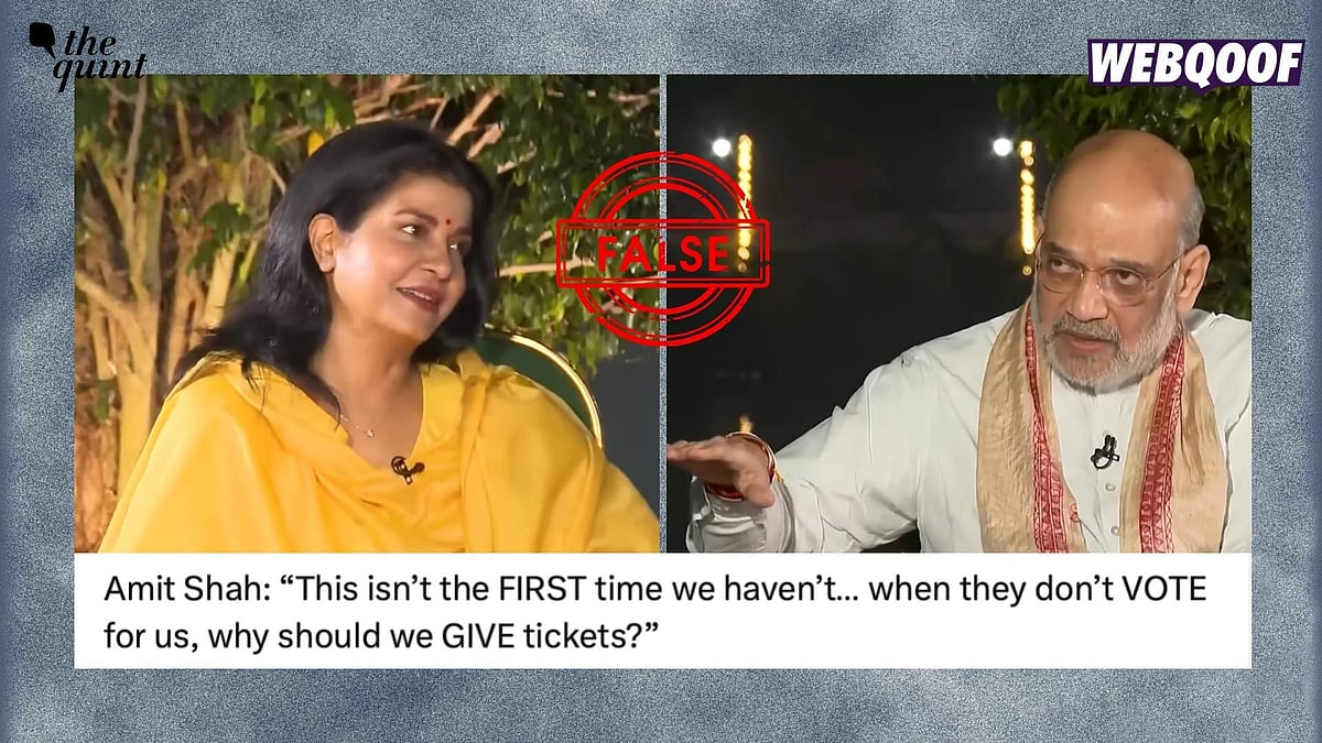 <div class="paragraphs"><p>Fact-Check: The post falsely claims Amit Shah said the BJP denies tickets to Muslims since they don’t vote for it.</p></div>
