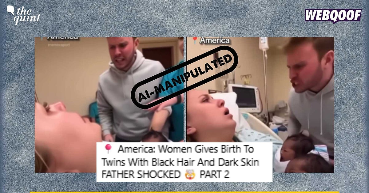 Viral Video Claiming White Woman Birthed 'Dark' Skin Babies Deemed AI-Generated