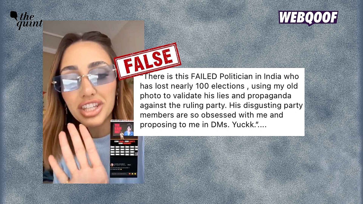 <div class="paragraphs"><p>A video of a Brazilian hairdresser Larissa Nery is being shared to falsely claim that she called Rahul Gandhi a 'failed politician' after her photo was used in Congress' 'Vote Chori' press conference.</p></div>