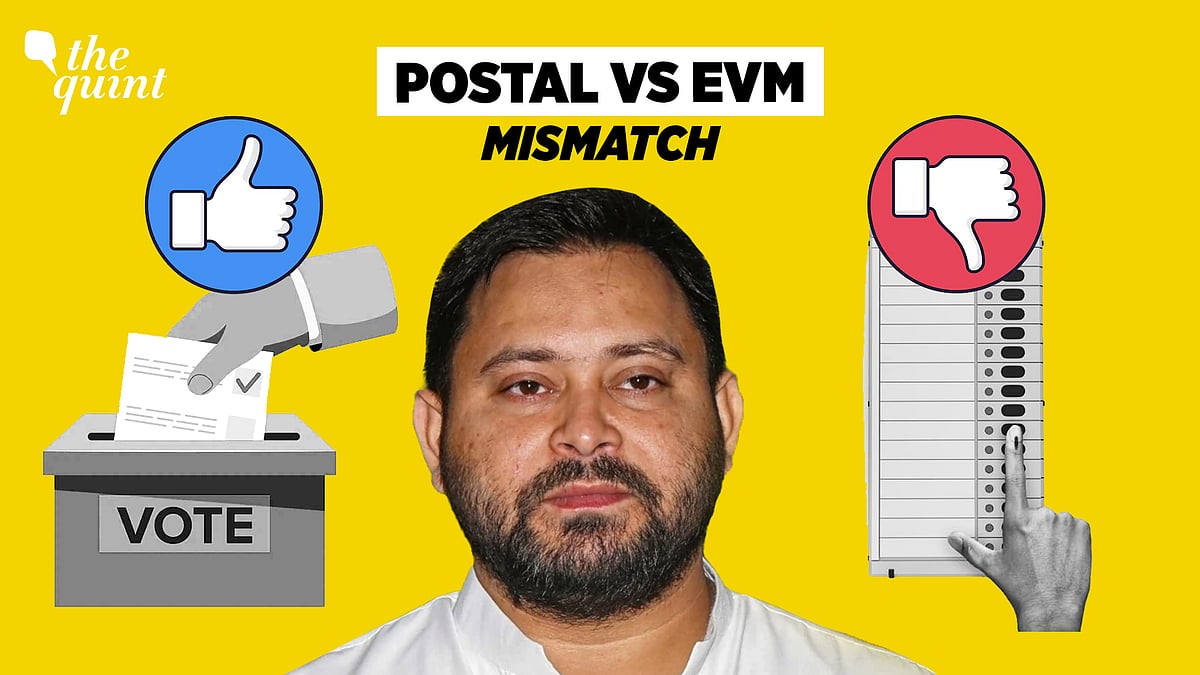 <div class="paragraphs"><p>(Tejashwi Yadav led Mahagathbandhan had a led in postal votes, despite losing in EVM votes)</p></div>