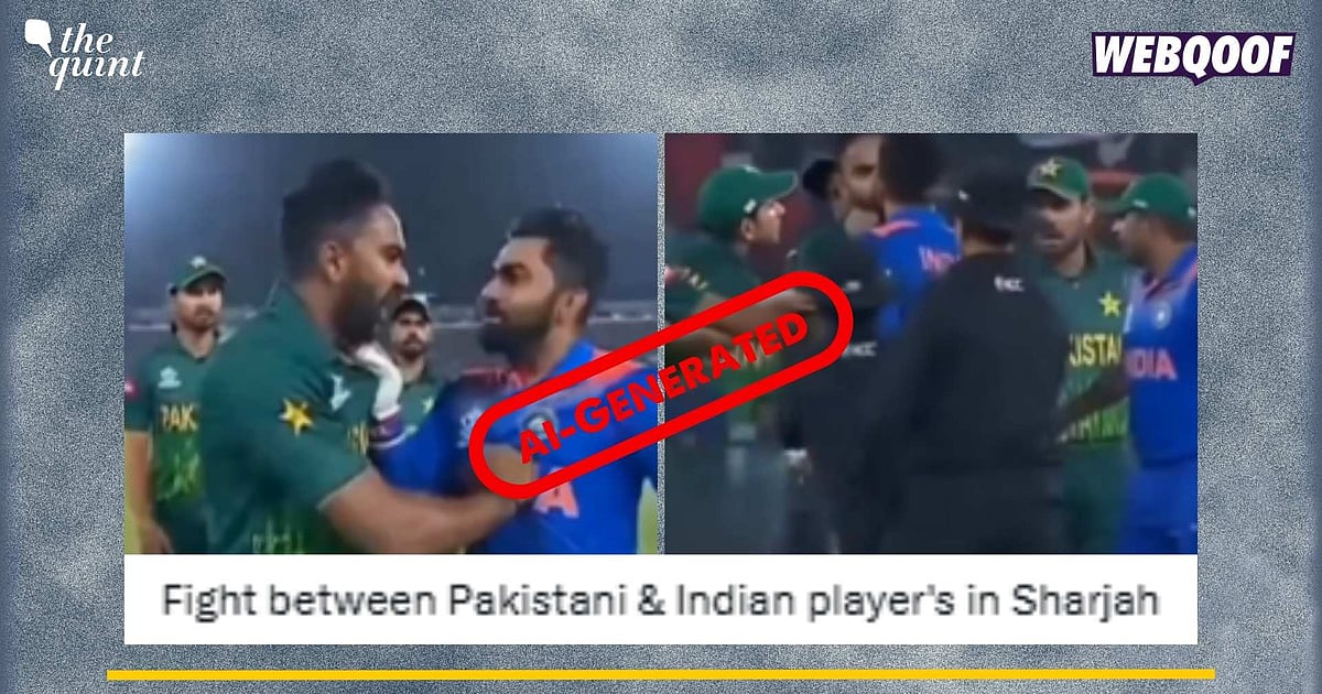 Viral Video Misrepresents India-Pakistan Cricket Match Incident