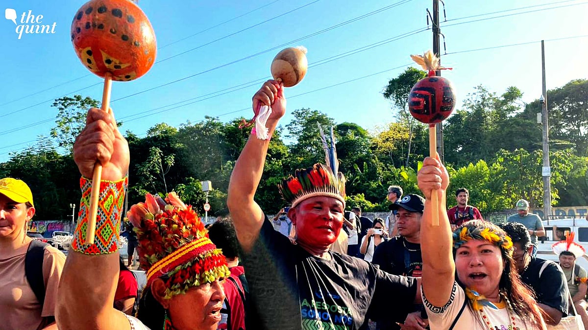 <div class="paragraphs"><p>Protests outside Aldeia COP—a temporary village that saw 3,000 leaders from across Brazil camping in Belém during COP30—took on a different form.</p></div>