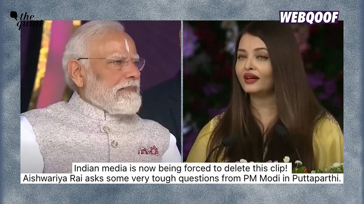 <div class="paragraphs"><p>An altered video is being shared to falsely claim that Aishwarya Rai Bachchan question PM Modi about India's losses during Operation Sindoor.</p></div>