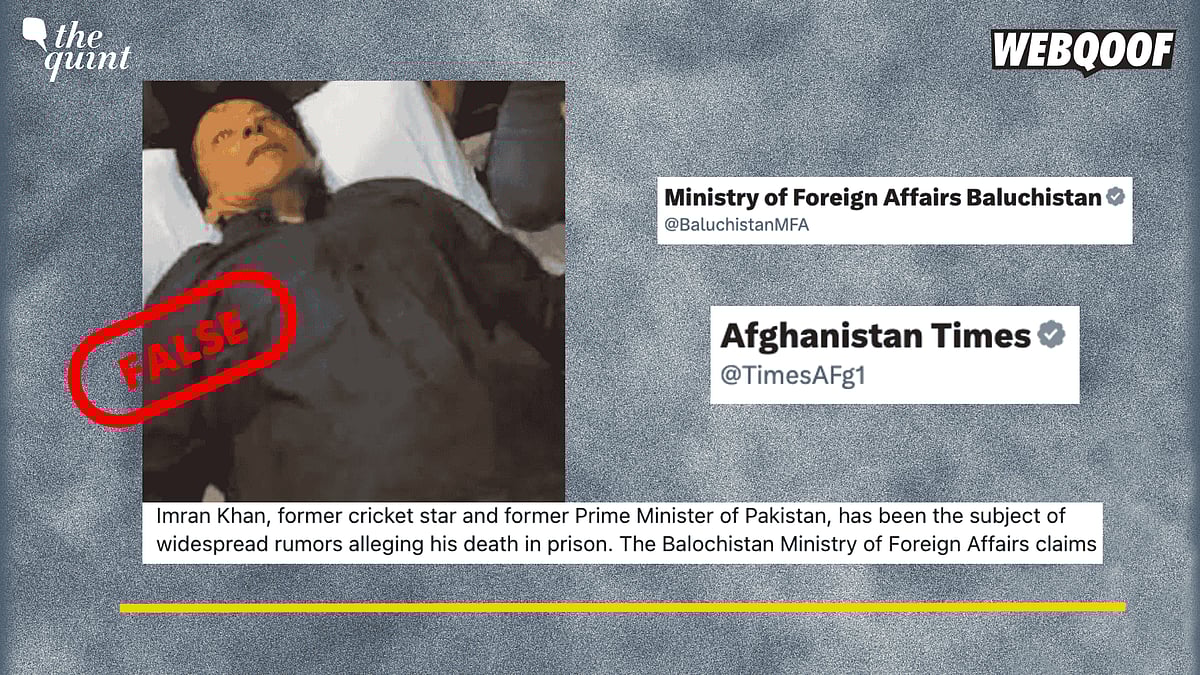 <div class="paragraphs"><p>Fact-Check: This image is from 2022 and not recent. Khan is alive as noted by Adiala jail.</p></div>