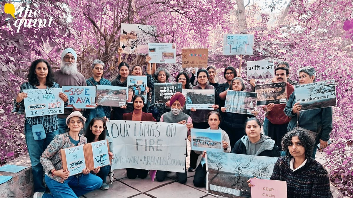<div class="paragraphs"><p>Members of the Aravalli Bachao Citizens’ Movement gathered on Sunday, calling for broader public participation in efforts to protect the 76,000 sq km range.</p></div>