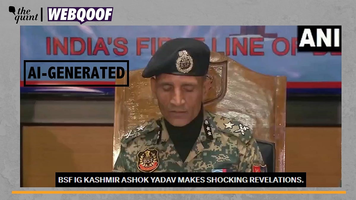 <div class="paragraphs"><p>Fact-Check | The video has been manipulated using the help of Artificial Intelligence (AI) tools.</p></div>