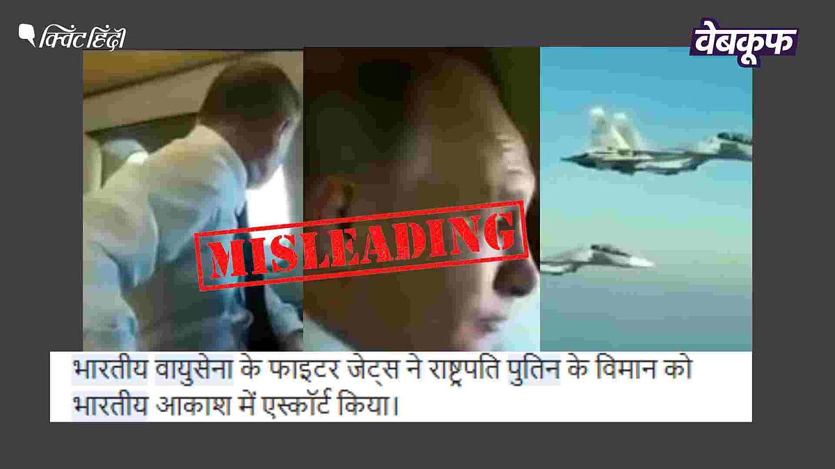 <div class="paragraphs"><p>दावा है कि ये वीडियो पुतिन के भारत दौरे का है</p></div>