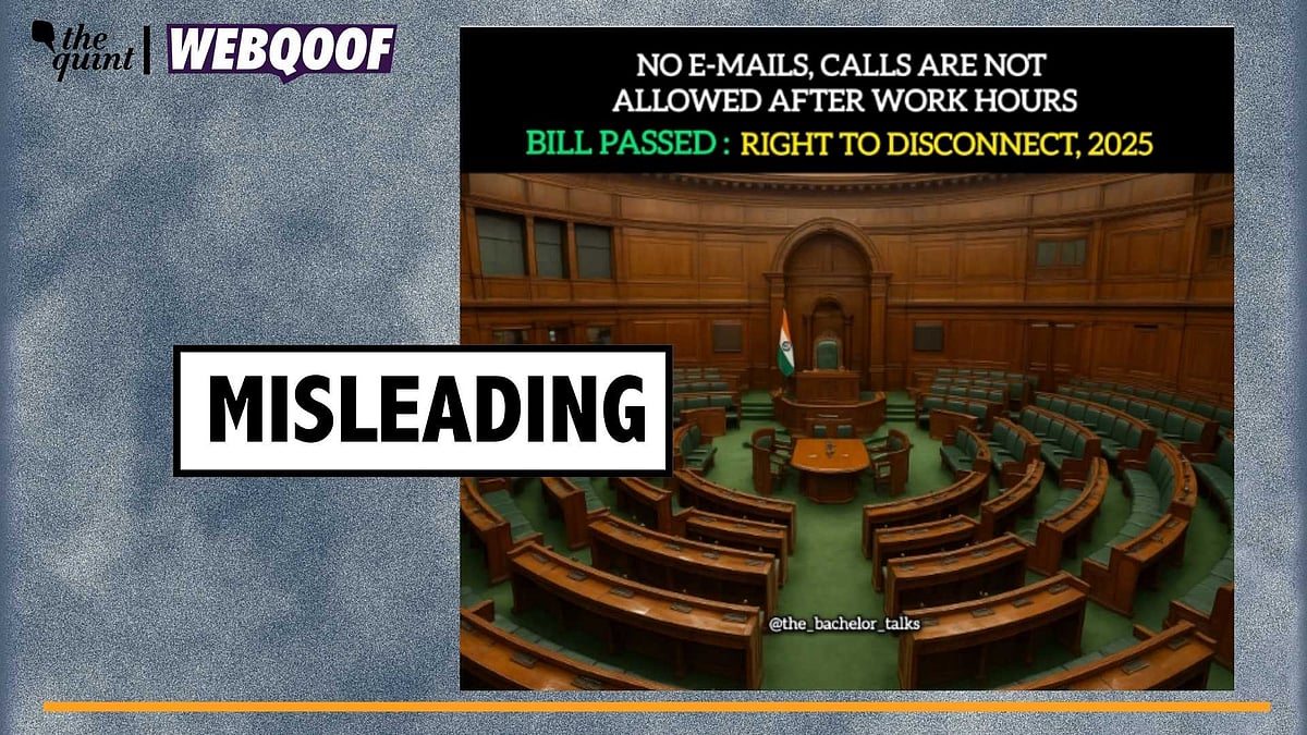 <div class="paragraphs"><p>Fact-Check | The bill has not been passed in the Lok Sabha.</p></div>