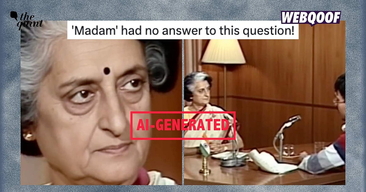 AI-Generated Clip of Indira Gandhi
