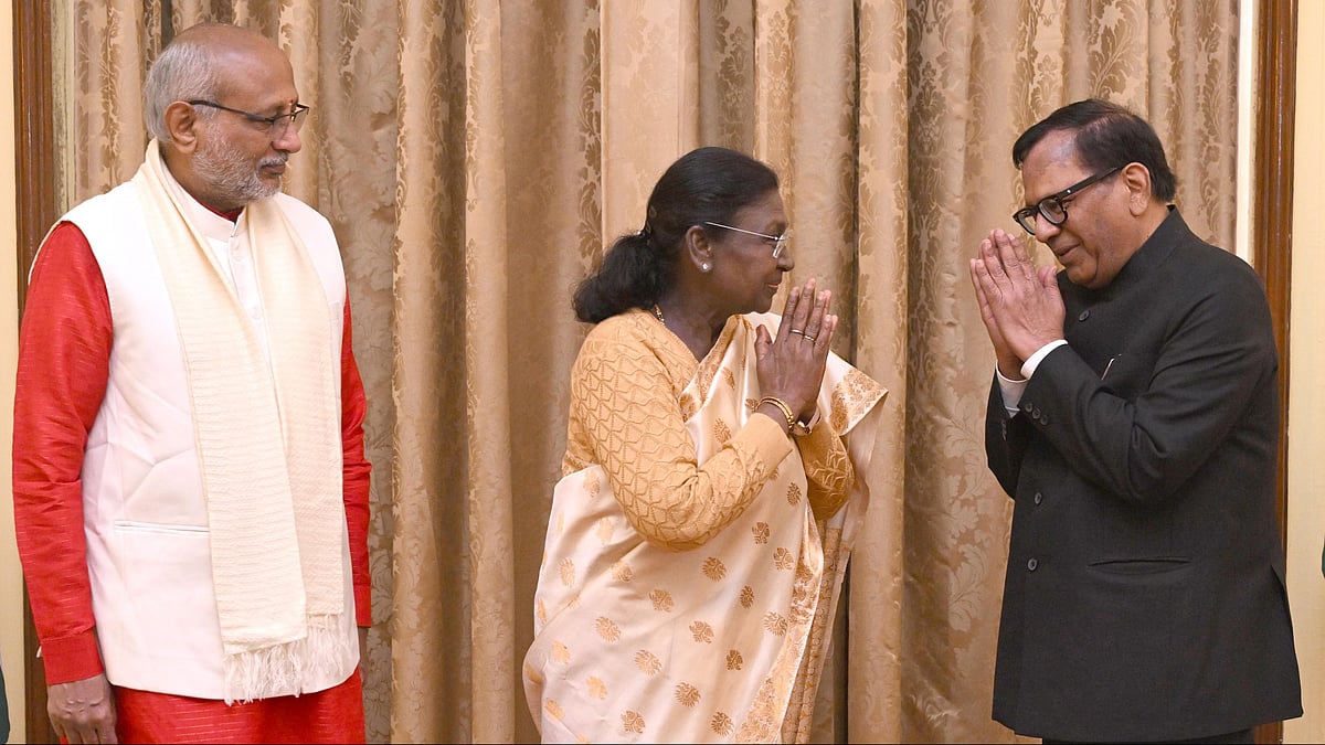 <div class="paragraphs"><p>The oath was administered by President Droupadi Murmu during a ceremony held at Rashtrapati Bhavan in New Delhi.</p></div>