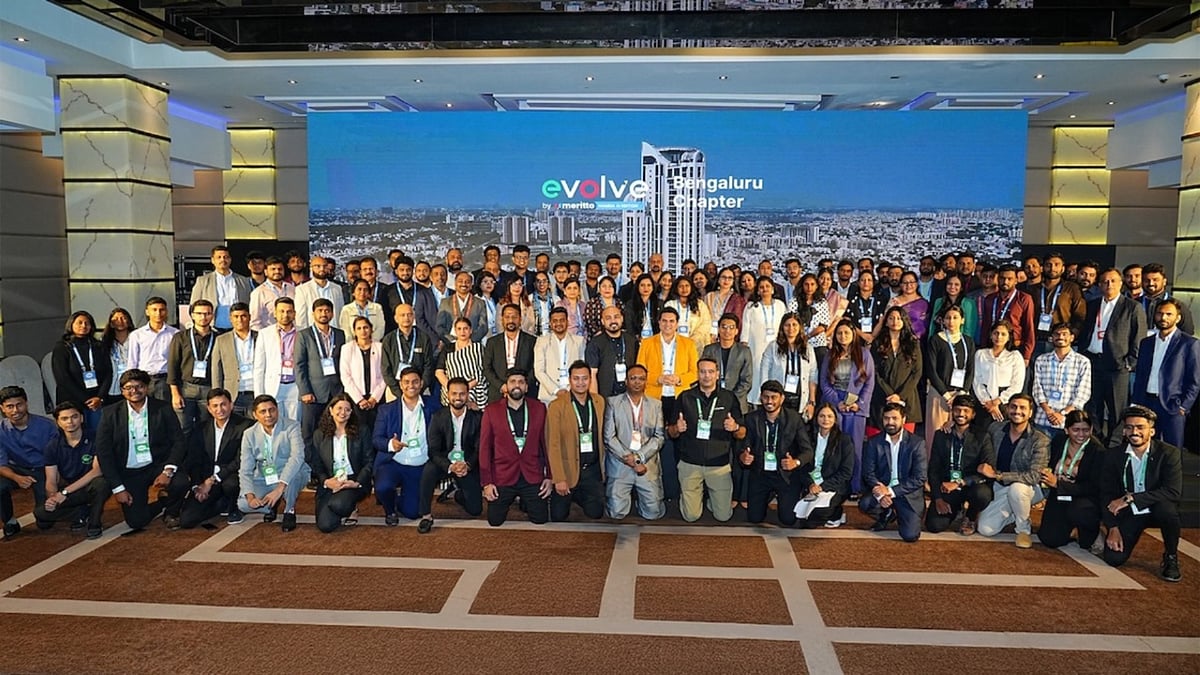 <div class="paragraphs"><p>A full house at the Namma AI Edition of #EvolveByMeritto, as Meritto unveiled Mio AI Voice</p></div>