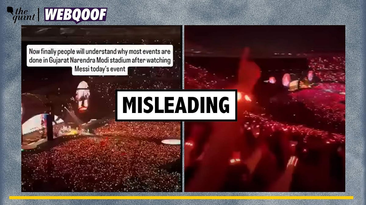 <div class="paragraphs"><p>Fact-Check | The video is from the Coldplay concert held in Ahmedabad earlier this year.</p></div>