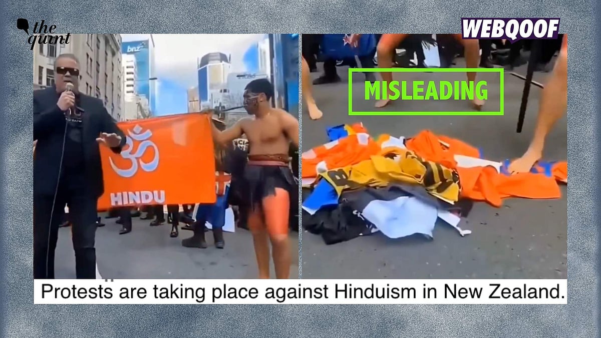 <div class="paragraphs"><p>An old video showing a rally targeting non-Christian faiths in New Zealand is being falsley shared as a recent video of a protest targeting Hinduism.</p></div>