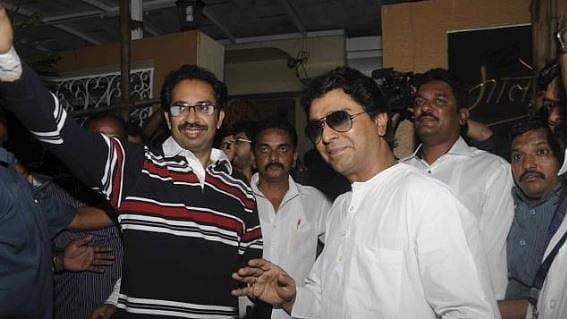 <div class="paragraphs"><p>  Uddhav and Raj seen together in a rare picture clicked in 2012.</p></div>