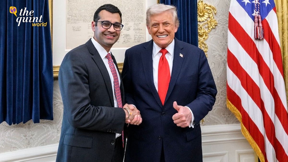 <div class="paragraphs"><p>Ricky Gill with US President Donald Trump in the Oval Office.&nbsp;</p></div>