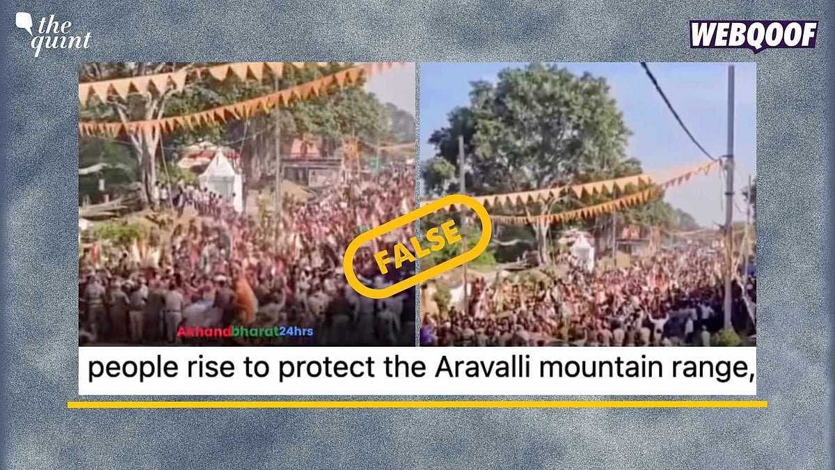 <div class="paragraphs"><p>Fact-Check: This video is from Chhattisgarh and is not related to the 'Save Aravallis' protest.</p></div>
