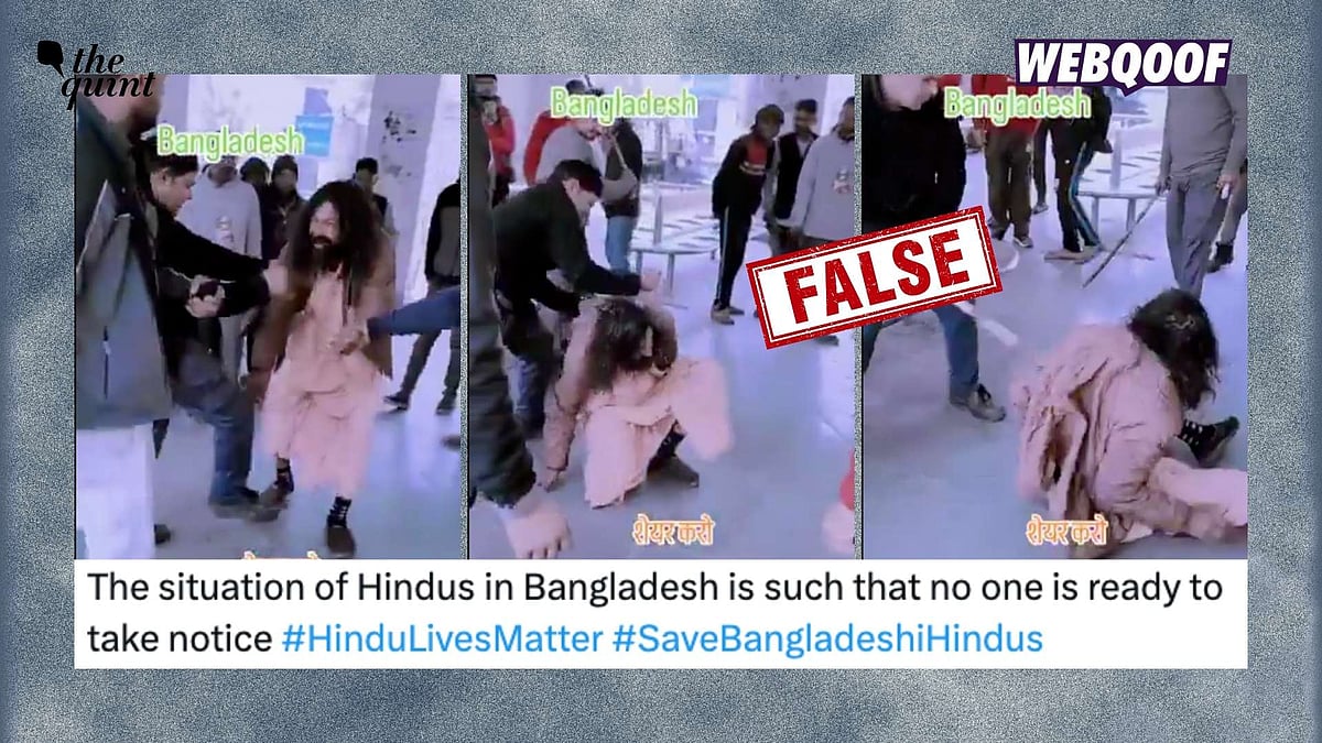 <div class="paragraphs"><p>A video from Punjab has gone viral with the false claim that it shows a Hindu man being attacked in Bangladesh.</p></div>