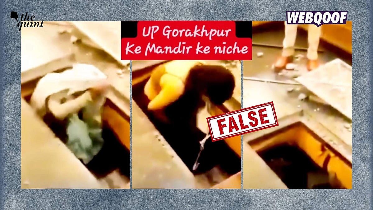 <div class="paragraphs"><p>An video from Mumbai is being shared with the false claim that it shows people who was found engaging in sex work under a temple in Gorakhpur, Uttar Pradesh.</p></div>