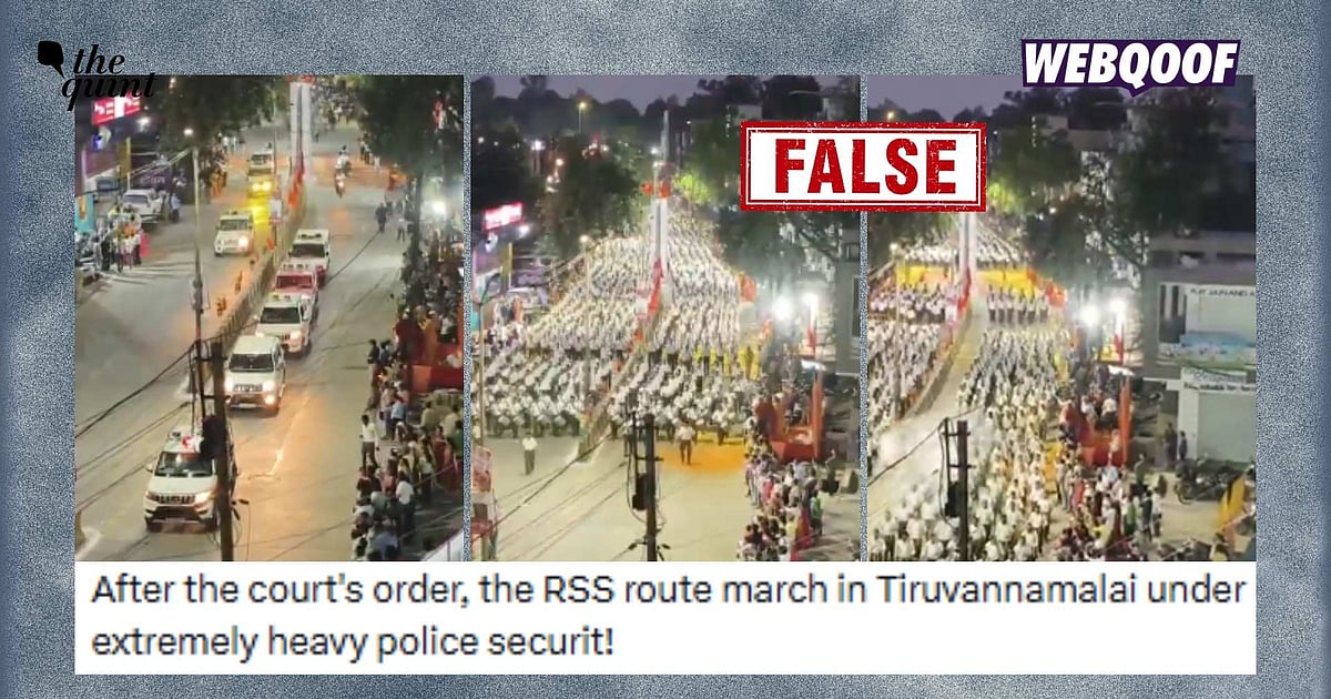 Old Video Misrepresented as Recent RSS Rally